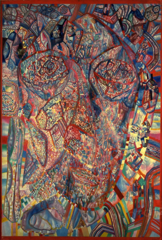 A living Head, 1923. Artist: Filonov, Pavel Nikolayevich (1883-1941)