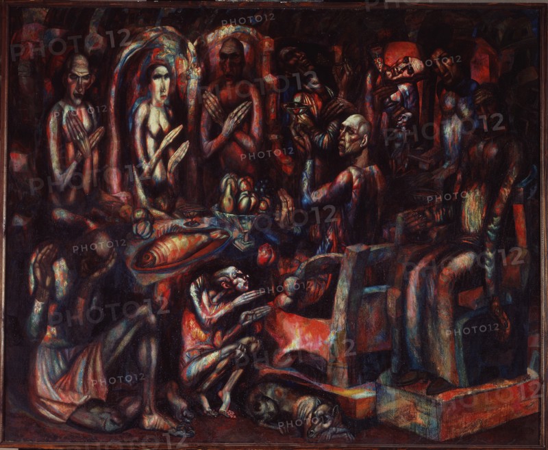Feast of the Kings, 1913. Artist: Filonov, Pavel Nikolayevich (1883-1941)