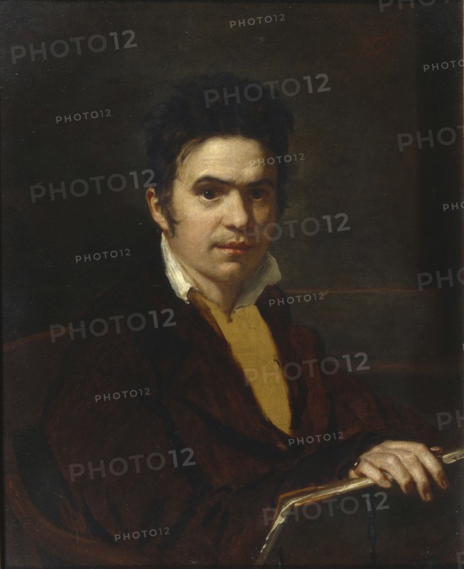 Portrait of Alexander Khristoforovich Vostokov (1781-1864), before 1816. Artist: Kiprensky, Orest Adamovich (1782-1836)
