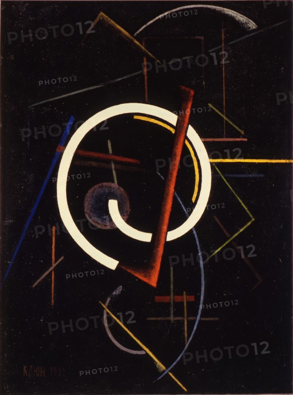 Linear structure, 1922. Artist: Klyun, Ivan Vassilyevich (1873-1942)