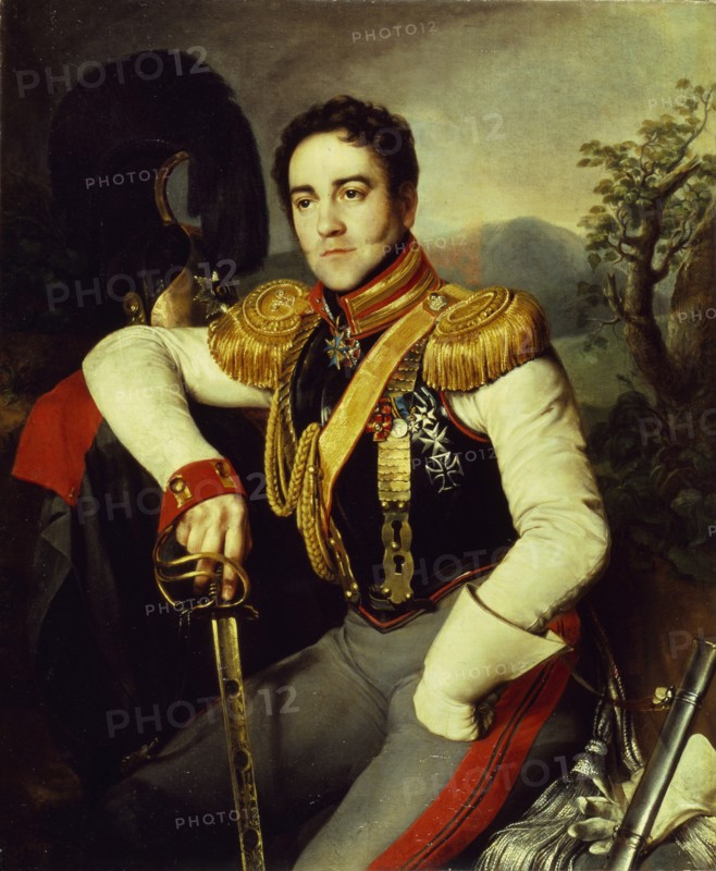 Portrait of Count Vladimir Stepanovich Apraksin (1796-1833), 1829. Artist: Krylov, Nikifor Stepanovich (1802-1831)