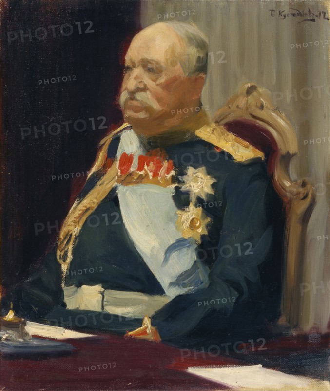 Portrait of Count Alexei Ignatyev, the Member of the State Council, Minister of the interior, 1902. Artist: Kustodiev, Boris Michaylovich (1878-1927)