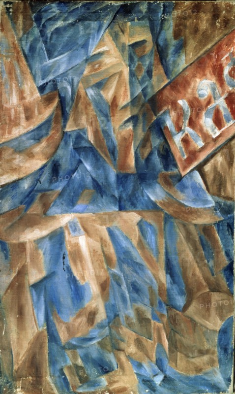 Lady in a café, 1910s. Artist: Le Dantyu, Mikhail Vasilyevich (1891-1917)
