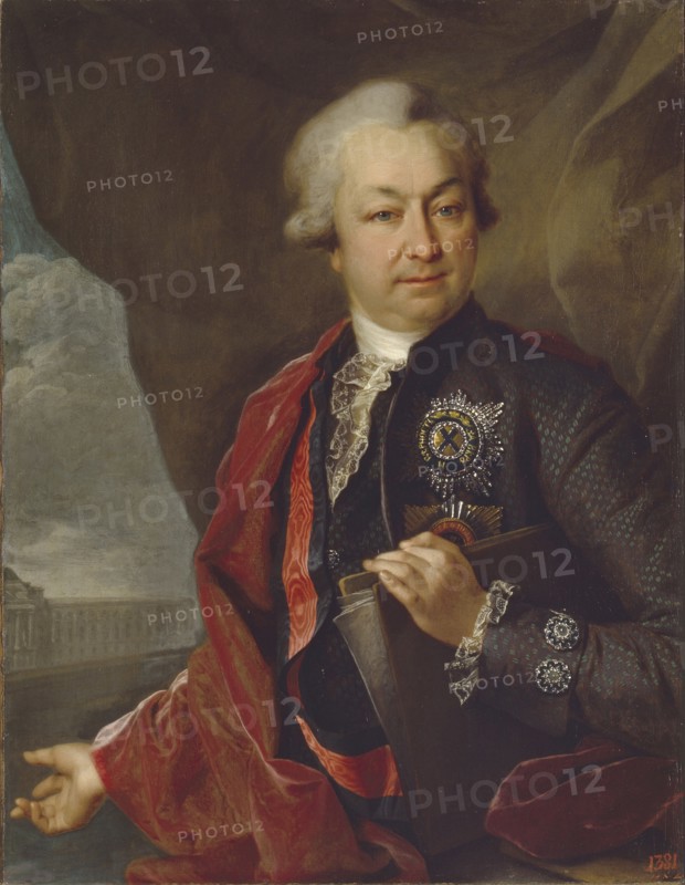 Portrait of the Count Ivan Ivanovich Shuvalov (1727-1797), 1790. Artist: Levitsky, Dmitri Grigorievich (1735-1822)