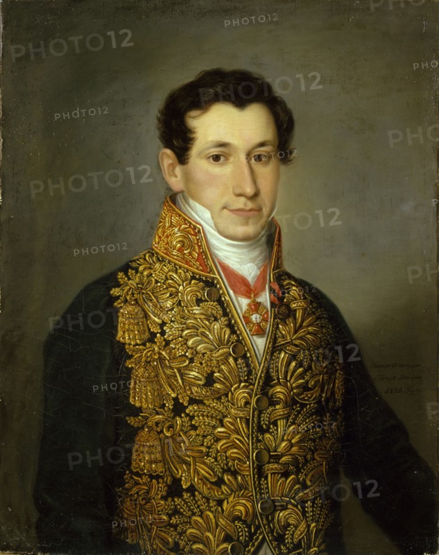 Portrait of Grigory Mitusov (1795-1871), 1826. Artist: Levitsky, Dmitri Grigorievich (1735-1822)