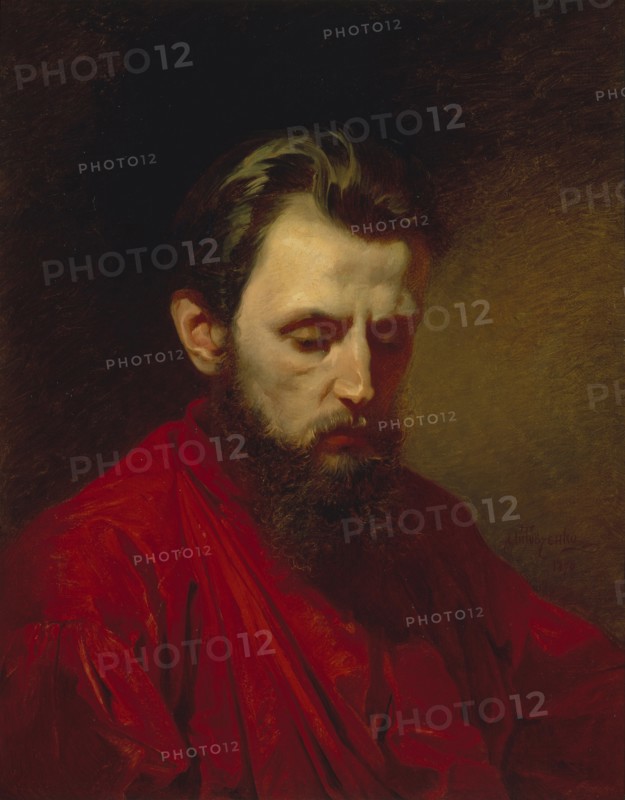 Portrait of the painter Vyacheslav Grigoryevich Schwarz (1838-1869), 1870. Artist: Litovchenko, Alexander Dmitrievich (1835-1890)