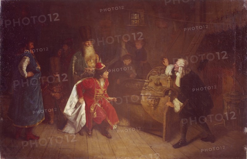 The Grandfather of Russian Fleet, 1871. Artist: Myasoedov, Grigori Grigoryevich (1834-1911)