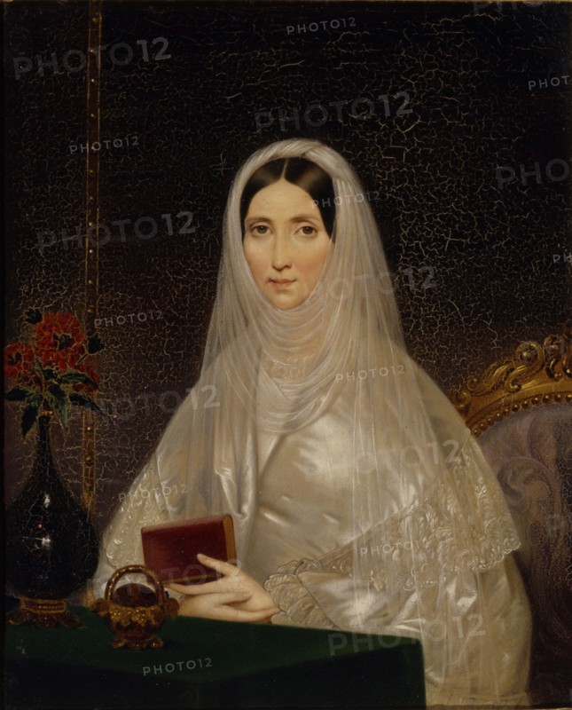 Portrait of Countess Tatyana Golitsyna (Potemkina), 1840s. Artist: Neff, Timofei Andreyevich (1805-1876)