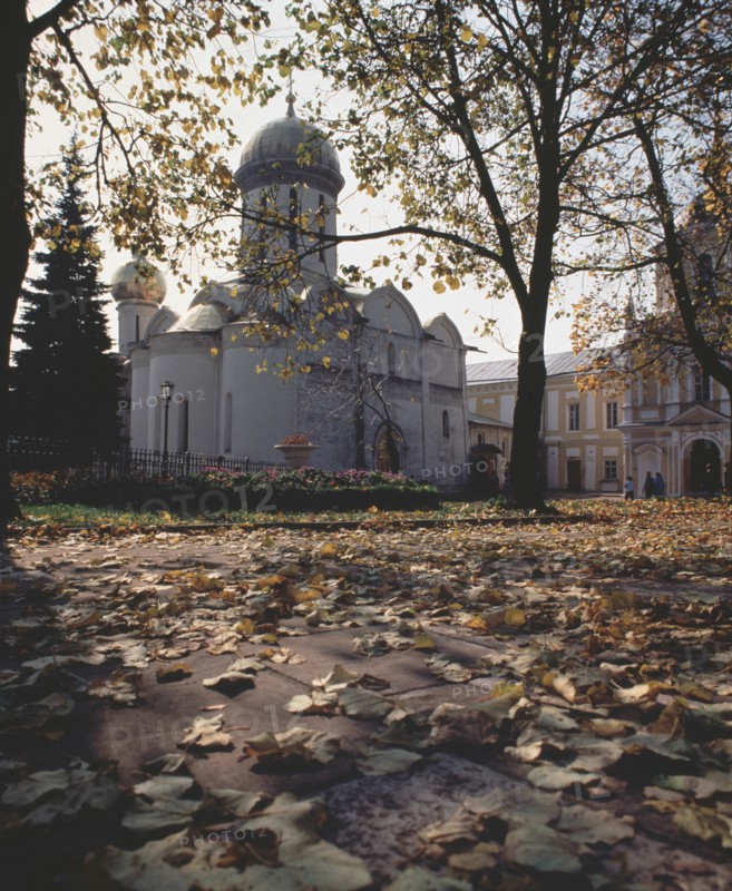 The Trinity Cathedral with the Tomb of Saint Sergius of Radonezh, 1422. Artist: Old Russian Architecture