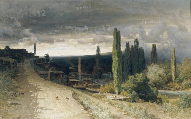 At Alushta, 1860. Artist: Orlovsky, Vladimir Donatovich (1842-1914)