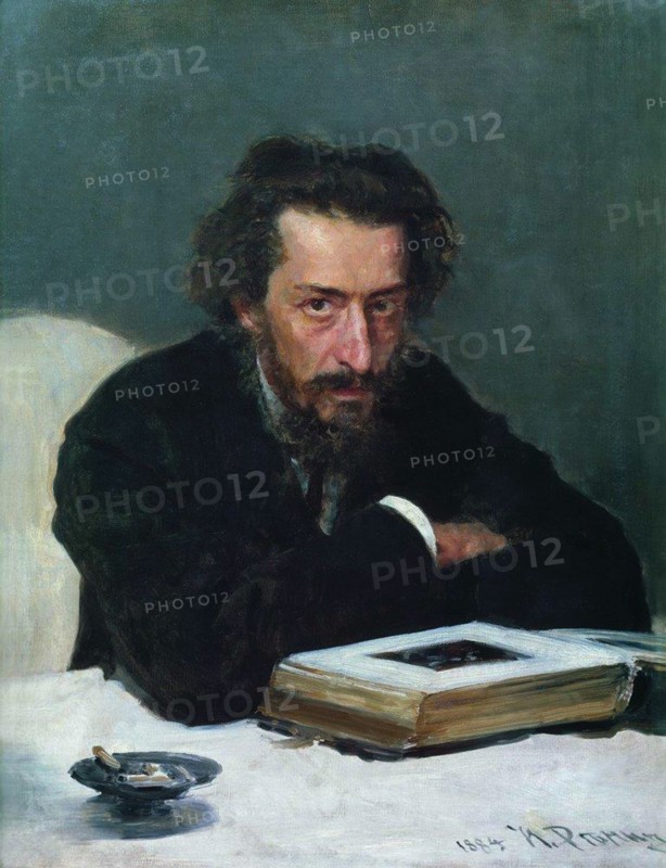 Portrait of composer Pavel Ivanovich Blaramberg, 1884. Artist: Repin, Ilya Yefimovich (1844-1930)