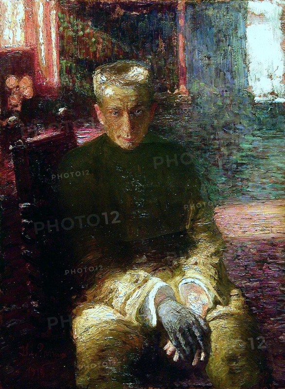 Portrait of Alexander Kerensky (1881-1970), 1918. Artist: Repin, Ilya Yefimovich (1844-1930)