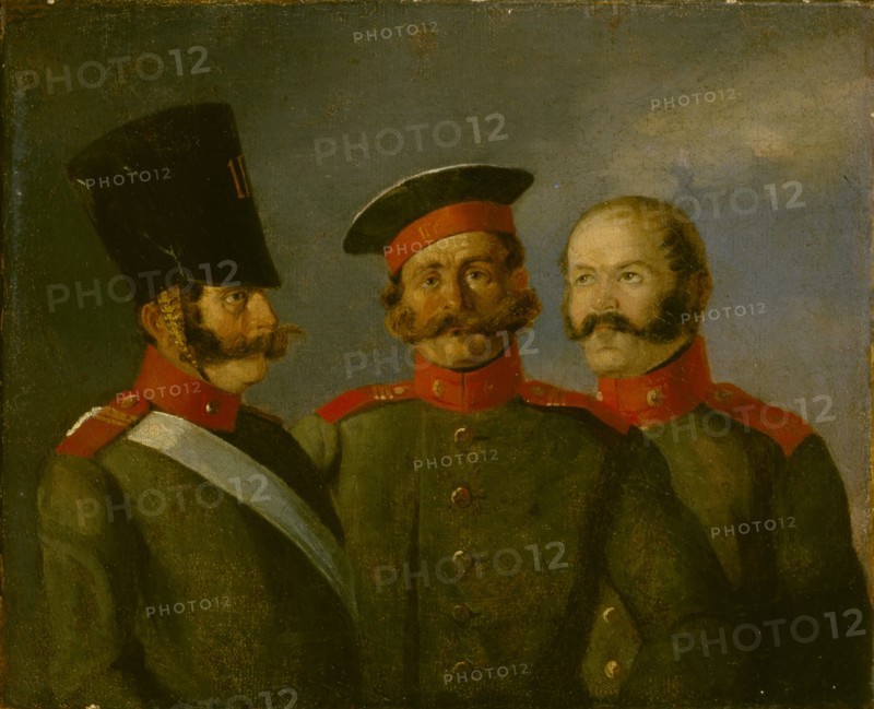 Tsar's Nicholas I Life Guards, Second quarter of the 19th cen. Artist: Sauerweid, Alexander Ivanovich (1783-1844)