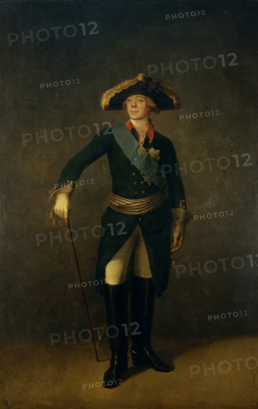Portrait of the Emperor Paul I of Russia (1754-1801), 1797. Artist: Shchukin, Stepan Semyonovich (1762-1828)