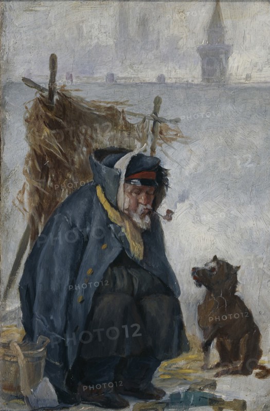 A man's mind is his kingdom. Artist: Shmelkov, Pyotr Michaylovich (1819-1890)
