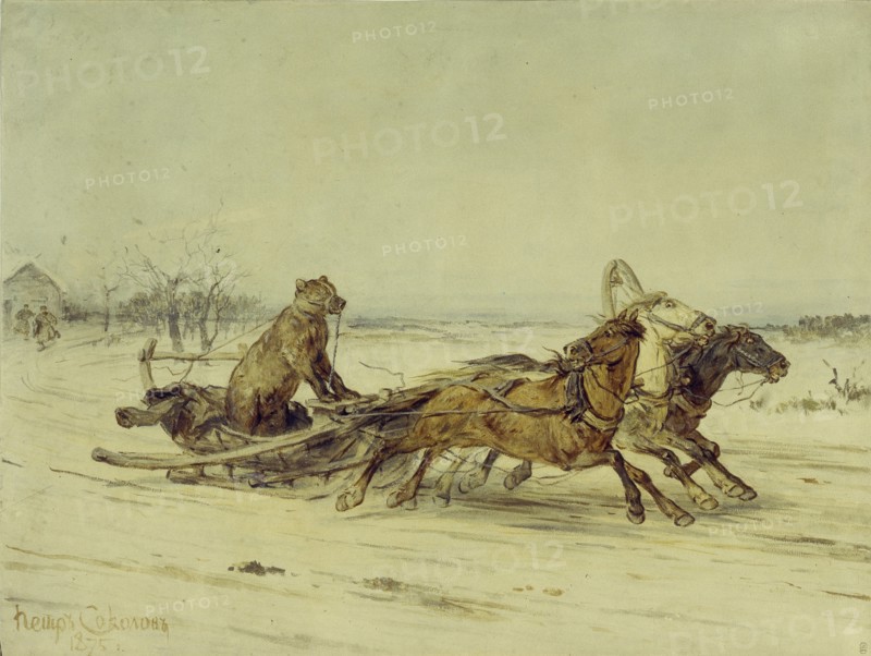 General Toptygin, 1875. Artist: Sokolov, Pyotr Petrovich (1821-1899)