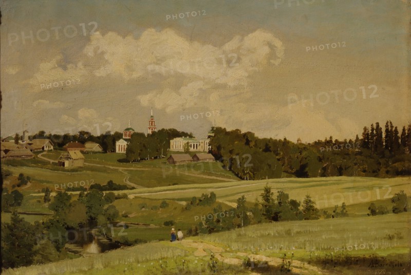 The Akhtyrka estate, 1880. Artist: Vasnetsov, Appolinari Mikhaylovich (1856-1933)