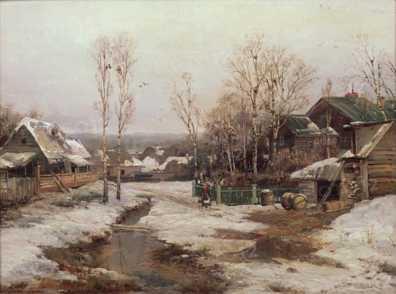 Spring near St. Petersburg, 1896. Artist: Velz, Ivan Avgustovich (1866-1926)