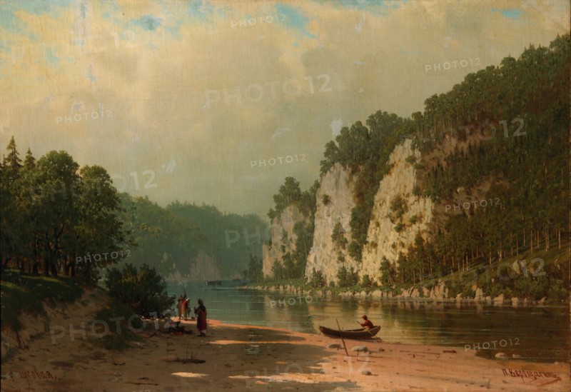 Chusovaya River. Artist: Vereshchagin, Pyotr Petrovich (1836-1886)