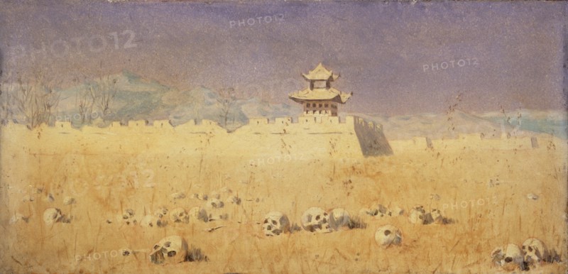 Ruins in Chuguchak, Xinjiang, 1869. Artist: Vereshchagin, Vasili Vasilyevich (1842-1904)