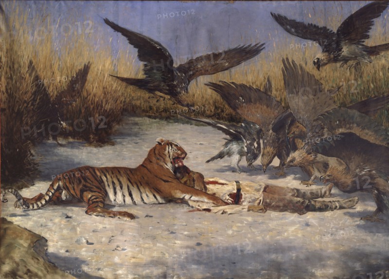 A Man-eater, 1870s-1880s. Artist: Vereshchagin, Vasili Vasilyevich (1842-1904)