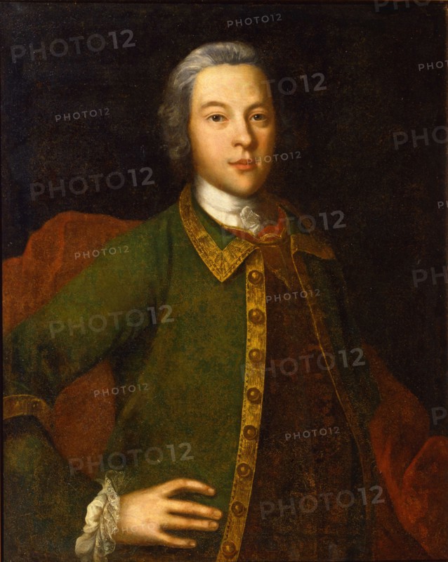 Portrait of Count Petr Panin (1721?1789), 1742. Artist: Vishnyakov, Ivan Yakovlevich (1699-1761)