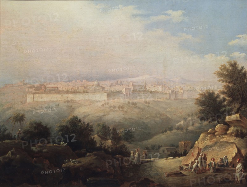 View of Jerusalem, 1821. Artist: Vorobyev, Maxim Nikiphorovich (1787-1855)