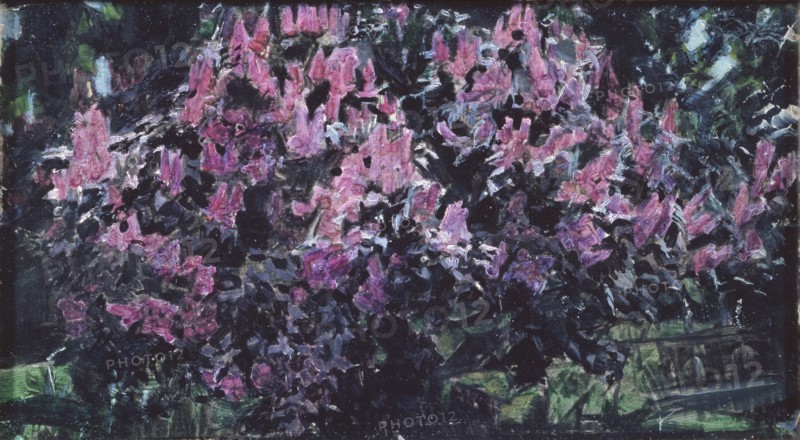 Lilacs. Artist: Vrubel, Mikhail Alexandrovich (1856-1910)