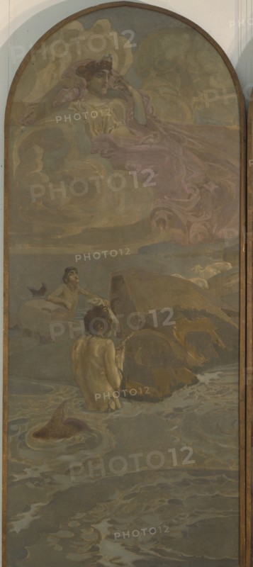 Juno (Triptych The Judgment of Paris), 1893. Artist: Vrubel, Mikhail Alexandrovich (1856-1910)