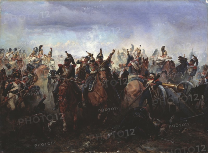 The battle of Fer-Champenois on March 13, 1814, 1891. Artist: Willewalde, Gottfried (Bogdan Pavlovich) (1818-1903)