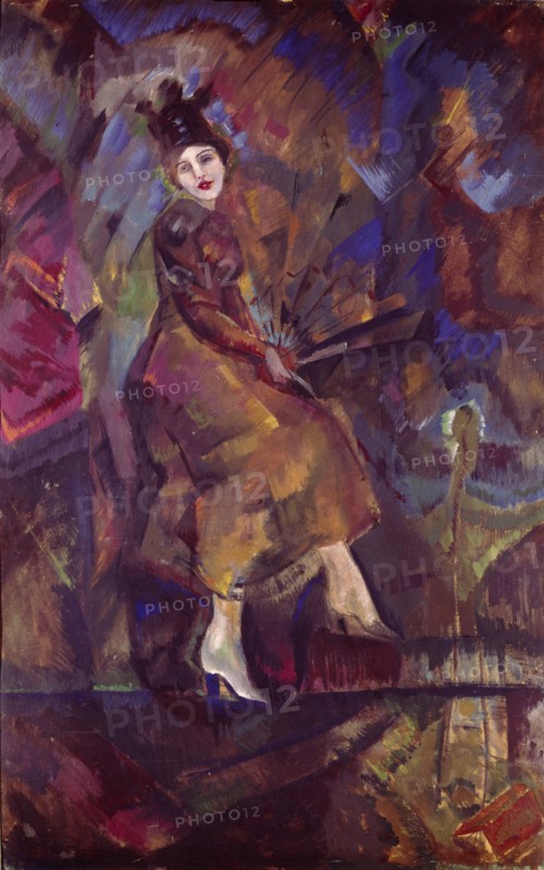 Portrait of Panna Paskevich. Artist: Yakulov, Georgi Bogdanovich (1884-1928)