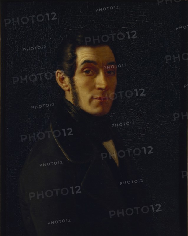 Portrait of Fyodor Iwanowitsch Inozemtsev (1802?1869), 1844. Artist: Zakharov (Chechenets), Pyotr Zakharovich (1816-1846)