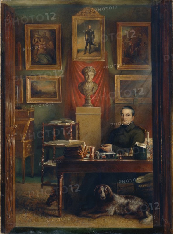 Portrait of Count Dmitry Petrovich Buturlin (1790-1849), 1851. Artist: Zelensky, Arnold Abramovich (1812-?)