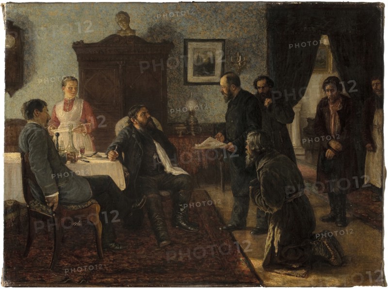 Applicants, 1888. Artist: Zhuravlev, Firs Sergeevich (1836-1901)