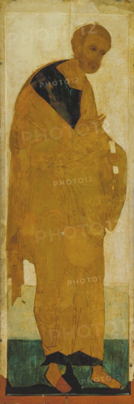 The Apostle Peter (From the Deesis Range), ca 1408. Artist: Rublev, Andrei (1360/70-1430)