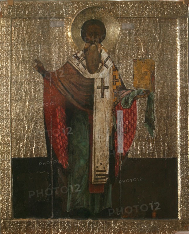 Epiphanius of Salamis, 1645. Artist: Fomin, Terenty (active 1646?1670)