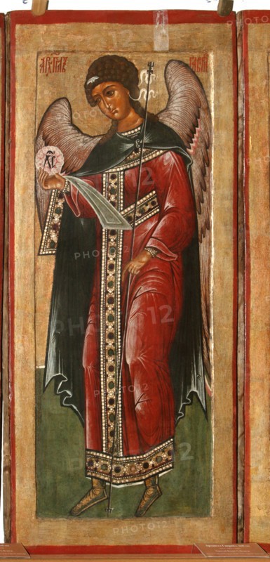 The Archangel Gabriel, 1645. Artist: Fomin, Terenty (active 1646?1670)