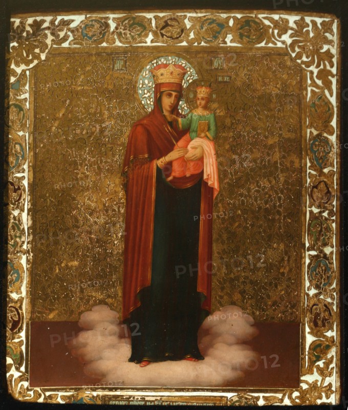 Virgin, Called Plentiful Sky, 1897. Artist: Mokin, Alexander (active End of 19th cen.)