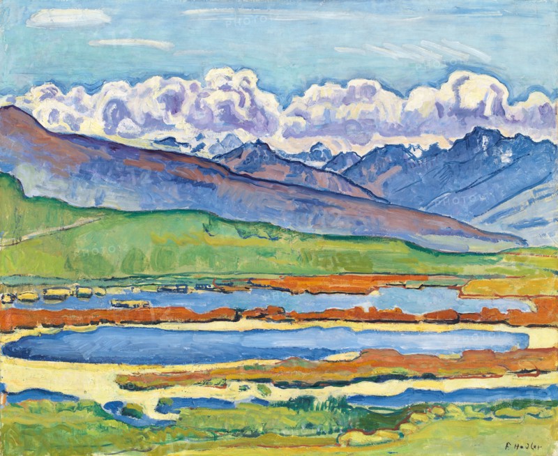 Etang long Crans-Montana, 1915. Artist: Hodler, Ferdinand (1853-1918)