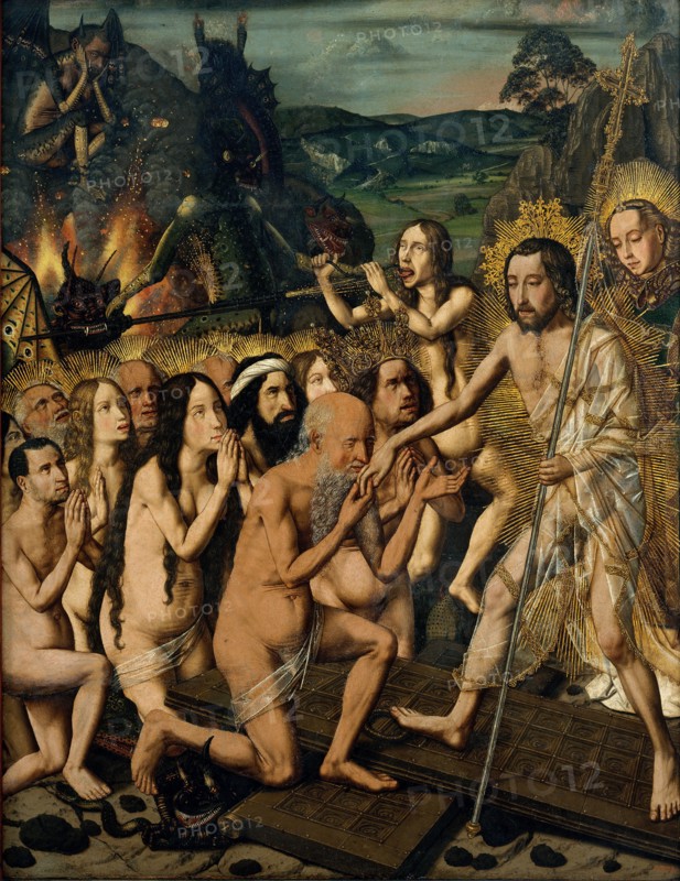 Descent of Christ into Limbo, ca 1475. Artist: Bermejo, Bartolomé (ca 1440-ca 1498)