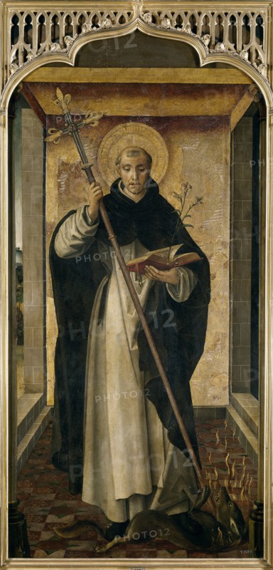 Saint Dominic, 1493-1499. Artist: Berruguete, Pedro (1450-1503)