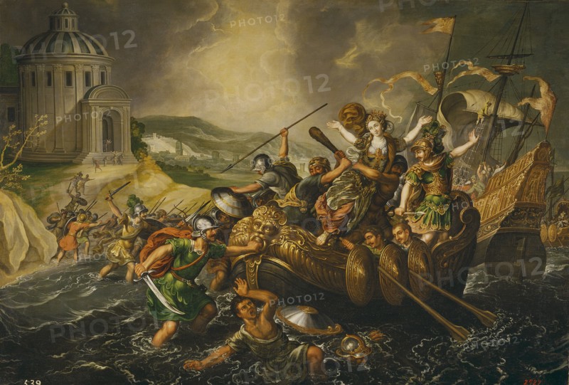 The Rape of Helen, Mid of 17th cen.. Artist: Corte, Juan de la (1585-1662)