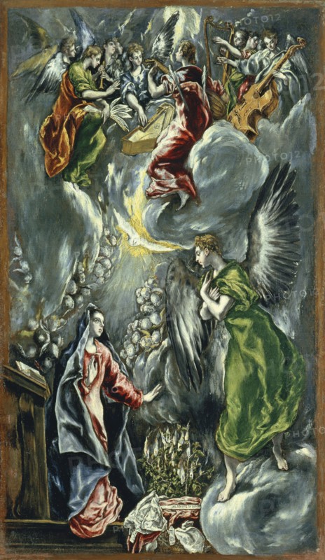 The Annunciation, ca 1596-1600. Artist: El Greco, Dominico (1541-1614)