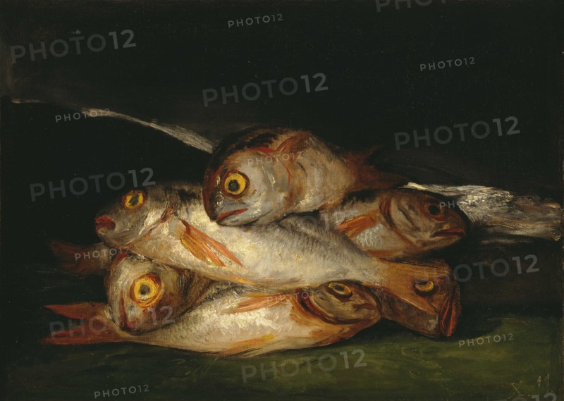 Still Life with Golden Bream, 1808-1812. Artist: Goya, Francisco, de (1746-1828)
