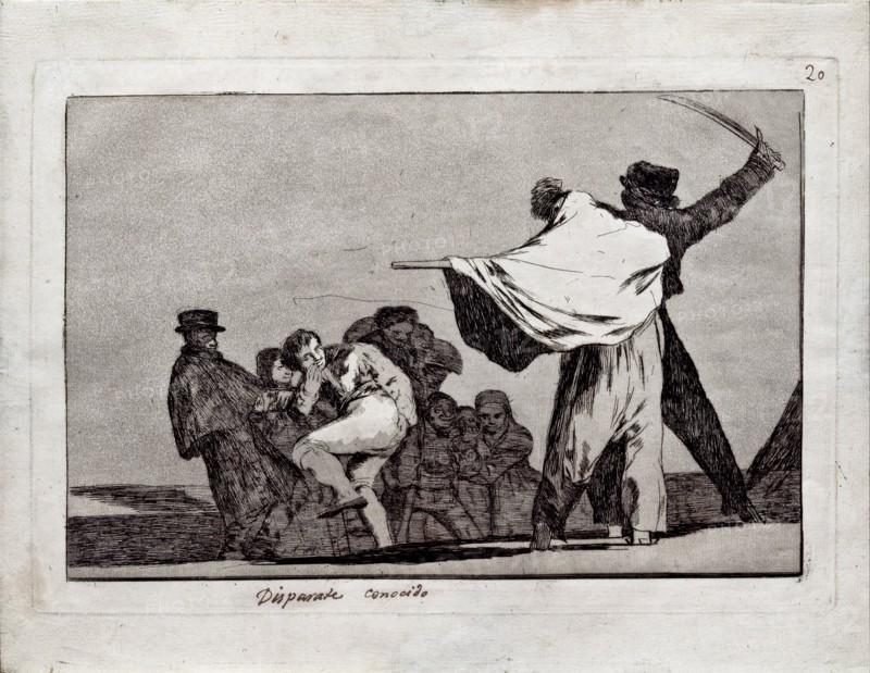Well-Know Folly (from the series Los Disparates (Follies), 1815-1819. Artist: Goya, Francisco, de (1746-1828)