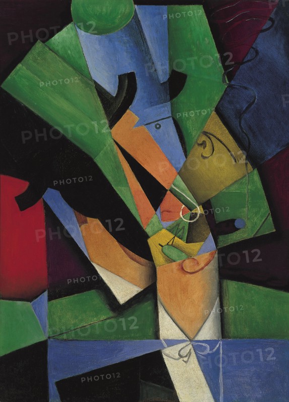 The Smoker (Frank Haviland), 1913. Artist: Gris, Juan (1887-1927)