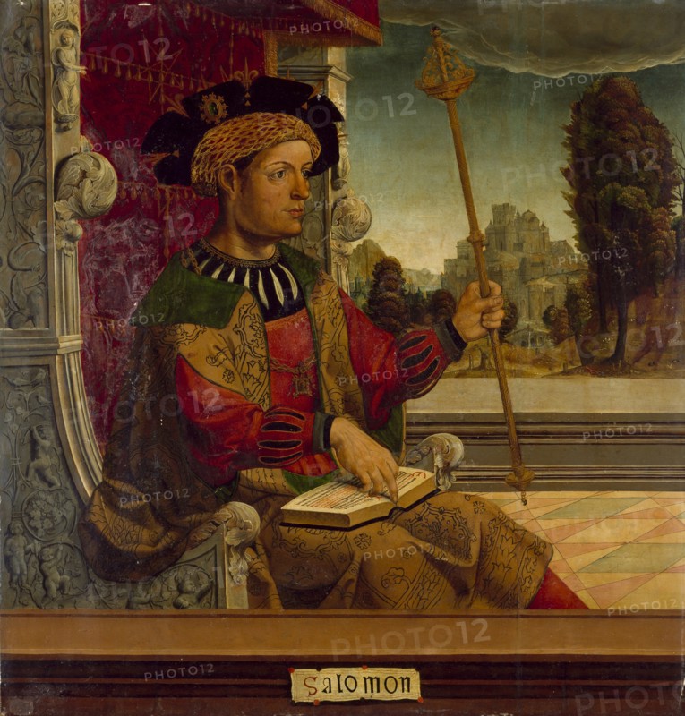 King Solomon, c. 1525. Artist: Maestro de Becerril (active Early 16th-century)