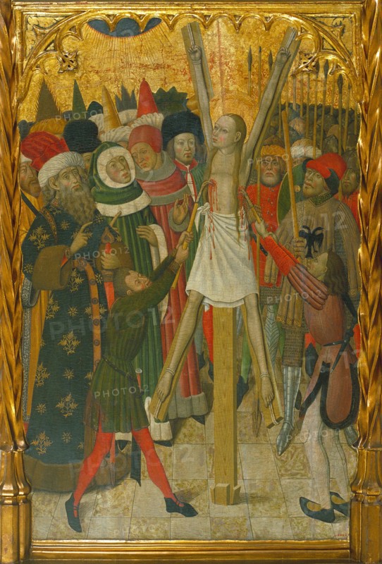 The Martyrdom of Saint Eulalia, ca 1442-1445. Artist: Martorell, Bernat, the Elder (1390-1452)