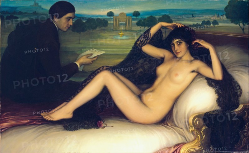 Venus of Poetry, 1913. Artist: Romero de Torres, Julio (1874-1930)
