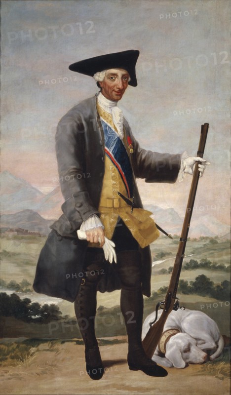 Portrait of Charles III, King of Spain, c. 1787. Artist: Goya, Francisco, de (1746-1828)